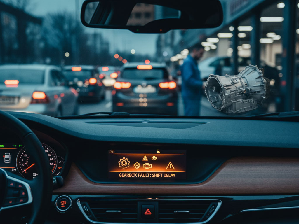 آیا تأخیر در تعویض دنده نشانه خرابی جدی گیربکس است؟